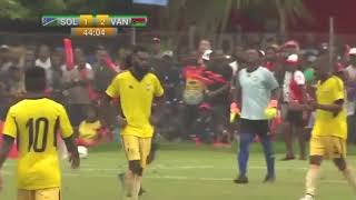 Pacific Mini Games 2017 Vanuatu vs Solomon Is Soccer Highlights  Day 15 [upl. by Vinnie614]