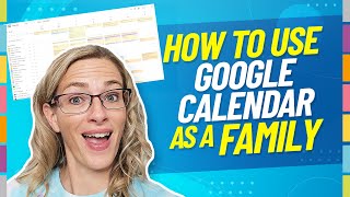 How to Setup A Google Family Calendar for the Ultimate Family Planner [upl. by Housum867]