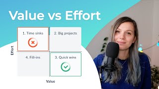 Value vs Effort method and Prioritization Matrix  Explanation  Example in Jira backlog [upl. by Sion]