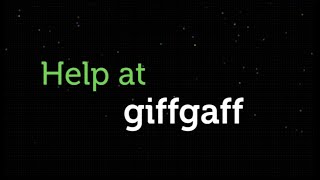 How to get Help  giffgaff [upl. by Veator]