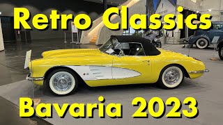 Retro Classics Bavaria 2023 in Nürnberg  Ausklang des OldtimerJahres [upl. by Thormora]