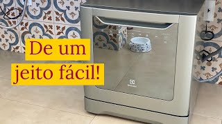 COMO INSTALAR LAVA LOUÇA ELECTROLUX 8 SERVIÇOS Flávio Fernandeshow to install dishwasher [upl. by Afra]