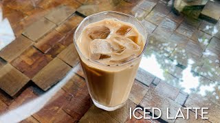 Iced latte at home easy [upl. by Aiuqat]