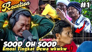 AKU SABAR TAU 🤣❗ Sood Pekak feat Ariman amp Salim  Part 1  REACTION [upl. by Buddy]