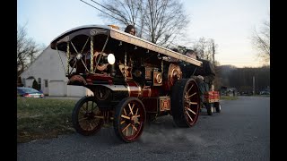 Shooby the Burrell Showmans Road Locomotive  Top Valve Gear [upl. by Ydoj]