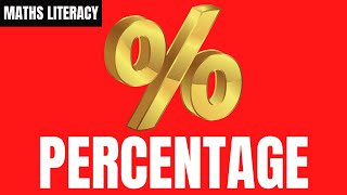 Percentage  Maths Literacy Lesson [upl. by Adnole523]