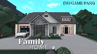 Bloxburg Easy Family Home  House Build Roblox [upl. by Uchida955]