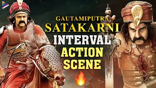 Balakrishna Best Action Scene  Gautamiputra Satakarni Interval Action Scene  Shriya  Krish  TFN [upl. by Fia]