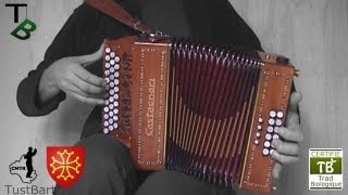 ♫ Accordéon Diatonique  Bourrée quotLes Grandes Poteriesquot [upl. by Cybil]