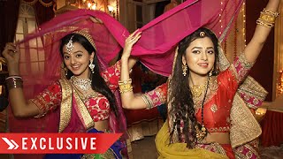 Exclusive Swara And Ragini Teach Dance Steps With Their Dupatta  Swaragini  Interview [upl. by Koa]