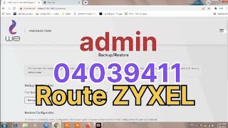 باكابات تقسيم السرعة لروتر زكسل Router we ZYXEL VMG3625T50B [upl. by Aliab]