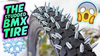 100 SCREWS IN A BMX TIRE [upl. by Callida77]