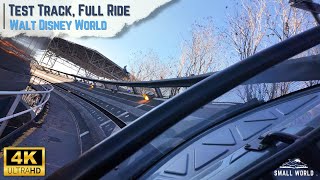 4K Test Track 20  Front Row POV  Full Ride 2024  EPCOT Walt Disney World [upl. by Rim214]