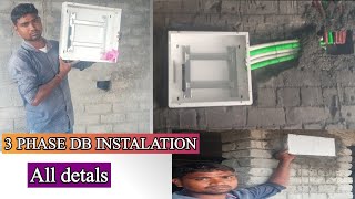 legrand 3 phase 4 way DB install how to DB install [upl. by Drais361]