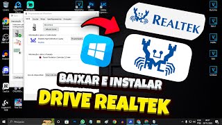 Como Baixar e Instalar o Driver Realtek High Definition Audio no Windows 10 e 11 [upl. by Peers908]