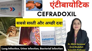 Cefadroxil 500 mg Antibiotic tablet  Urine Infection treatment  एंटीबायोटिक  Lung Infection [upl. by Sidoon]