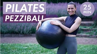 Pilates mit Gymnastikball 25 🧶🤾 Ganz neue Reize für dein Workout [upl. by Naujtna]