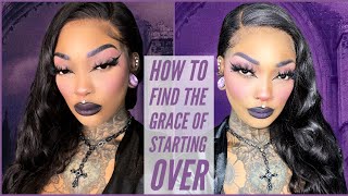 GRWM AFFIRMATIONS  CLEAR Scalp Lace install w XRS Beauty Hair [upl. by Nytsrik956]