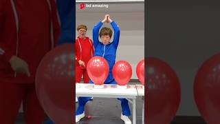 বেলুন ফাটানো 😱 balloon game challenging [upl. by Zephan540]