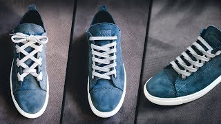 Top 9 Creative shoelace tutorials  laces styles  shoes lace styles  shoe lacing  tie laces [upl. by Htebazila583]