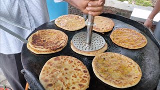 Paratha Made in Pure Ghee  Most Healthy Aloo Paratha  Indian Street Food [upl. by Newob]