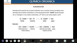 Funciones orgánicas  Isomería  Parte 1  Química Orgánica  Clase virtual  Academia Pitágoras UNI [upl. by Aivirt]