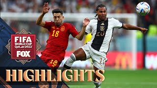 Spain vs Germany Highlights  2022 FIFA World Cup [upl. by Adliw]