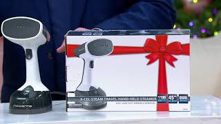 Rowenta Handheld Compact Steamer w Accessories on QVC [upl. by Ermina863]