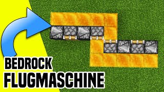 Minecraft Bedrock Edition Flugmaschine  verbessertes Design mit Version 116 [upl. by Boyce]