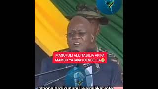 MAGUFULI ALIJITABILIA AKIFA MAMBO YATAKAYOENDELEA [upl. by Yzus]