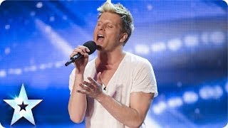 Andrew Derbyshire sings Jocelyn Brown  Somebody Elses Guy  Britains Got Talent 2014 [upl. by Glenn]