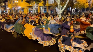 Ozomatli Folkloric Dancers  Porterville Christmas Parade 2023 [upl. by Teerprah524]