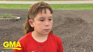 9yearold hero saves parents during tornado [upl. by Esserac]