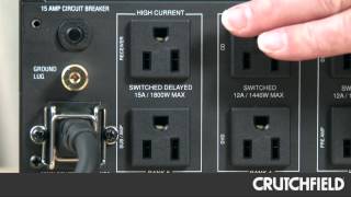 Panamax M5400PM Power Line Regulator amp Surge Protector  Crutchfield Video [upl. by Assetnoc]