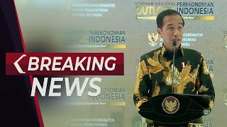 BREAKING NEWS  Presiden Jokowi Sri Mulyani amp Airlangga Hadiri Outlook Perekonomian Indonesia 2024 [upl. by Nidorf]