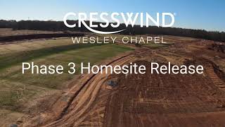 New Homesite Release at Cresswind Wesley Chapel [upl. by Ytak]