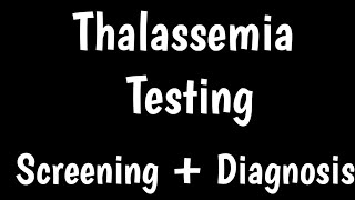 Test For Thalassemia  Diagnosis Of Thalassemia Using HPLC [upl. by Hardwick]