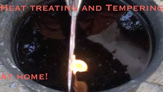 How to Heat Treat and Temper a Knife DIY [upl. by Sucul]