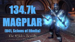 ESO  Magicka Templar 1347k PvE DPS Build  U41 Scions of Ithelia [upl. by Soulier]