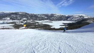 Vrådal  Top til bund på skibakken [upl. by Madaih496]