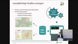 2015  Robert Klemm Automatisierte OSM Aufbereitung amp Analyse von LKWMautstrecken in Deutschland [upl. by Einhpad]