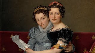 Le portrait peint de Charlotte et Zénaïde Bonaparte par JL David Paul Getty Museum LA [upl. by Maibach96]