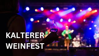 Das Kalterer Weinfest 2022 [upl. by Eyllom516]