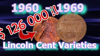 Top 10 1960s Lincoln Penny Varieties Worth Money [upl. by Ikaz]