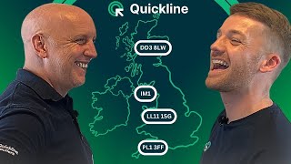 How Well Do YOU Know the UK  Postcode Edition  Quickline Couriers [upl. by Stephenson]