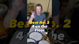 5 Most Important Drum Beats  Part 2 “Four on the Floor” drumlessons [upl. by Sundstrom]