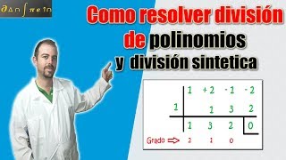 como resolver divisiones sinteticas y divisiones de polinomios normales y con fracciones [upl. by Uel419]