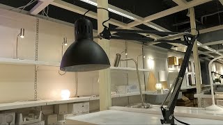 IKEA TERTIAL WORK LAMP CLOSER LOOK FURNITURE HOME DECOR IKEA SHOP SHOPPING REVIEW REVIEWS LAMPS [upl. by Evad]