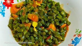 How To Cook French Beans  Ugandan African Food  Moms Village Kitchen [upl. by Woodie]