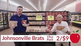 Woodmans  2024  Johnsonville Brats amp Bar S Hot Dogs [upl. by Eilyac576]